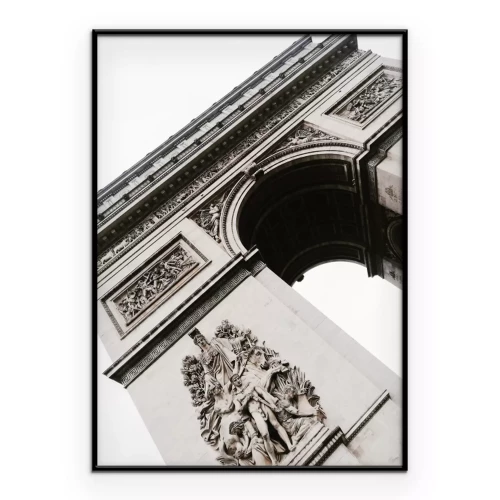 Poster Ein monumentaler Bogen im hellen Himmel