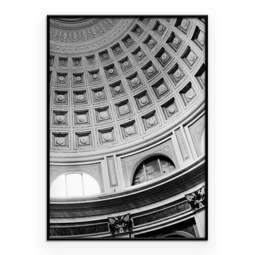 Poster Das monumentale Innere der Kuppel