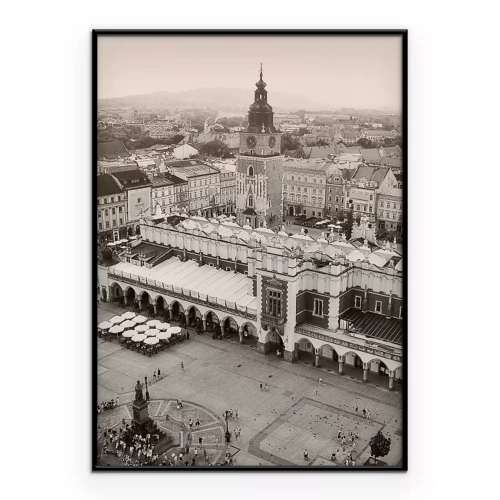 Poster Das historische Zentrum von Krakau