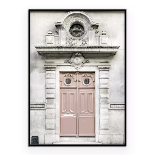 Poster Ein klassischer Eingang in einem Mietshaus