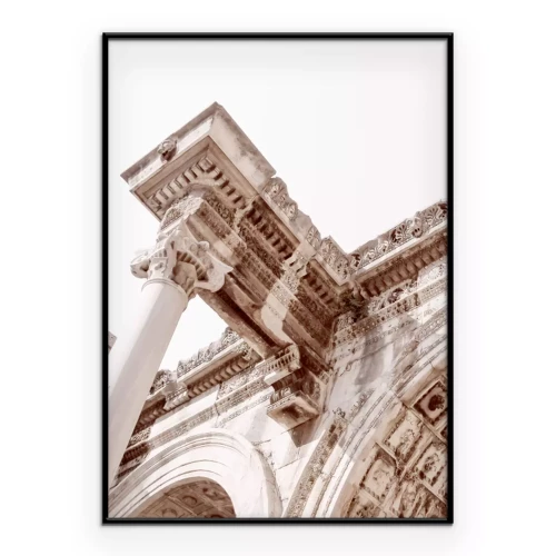 Poster Der Hadrianstempel im Detail