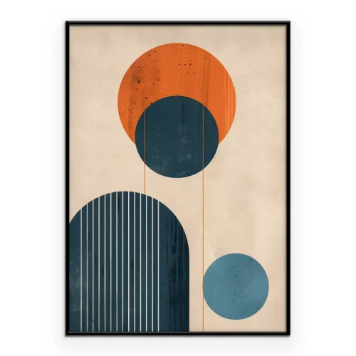 Poster Minimalistische geometrische Figuren