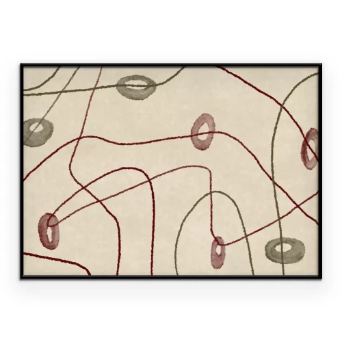 Poster Lineares Perlenlabyrinth