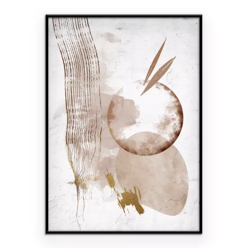 Poster Minimalistische Aquarellformen