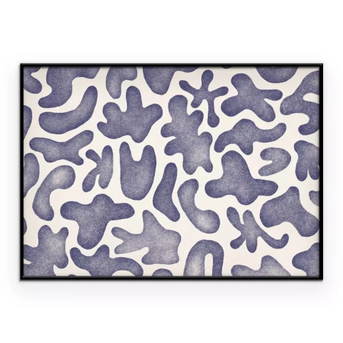 Poster Eine Komposition mit weichen Formen