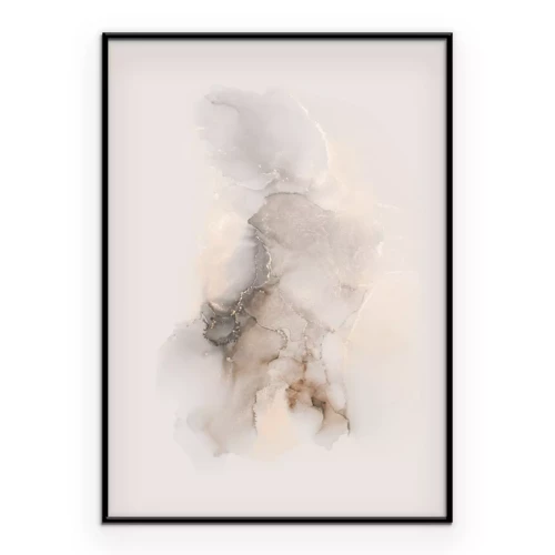 Poster Minimalistische Aquarellkomposition