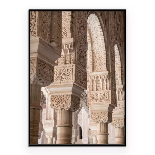 Poster Ziersäulen im Licht