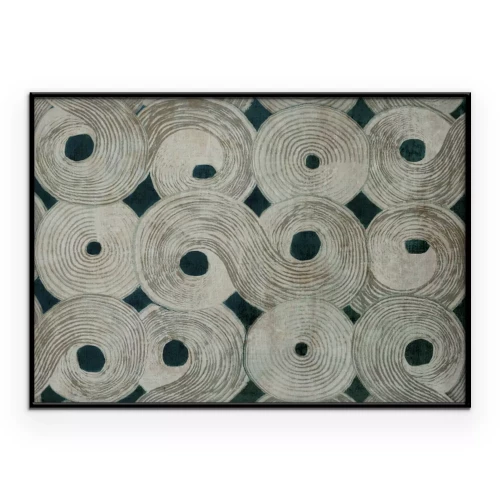 Poster Komposition mit spiralförmigen Seilen