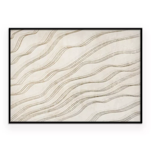 Poster Leichtes lineares dekoratives Motiv