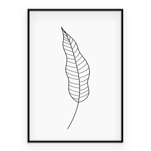 Poster Eine subtile botanische Illustration