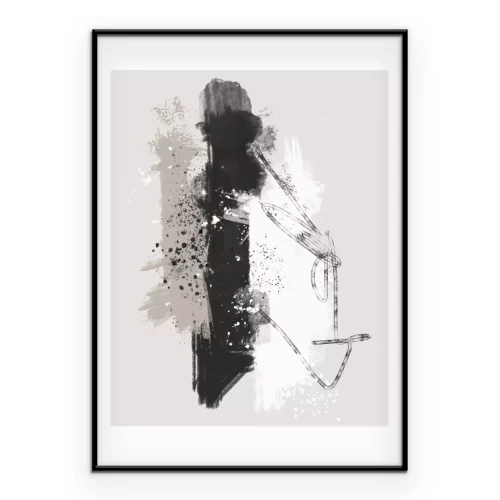 Poster Abstrakte Tintenflecken