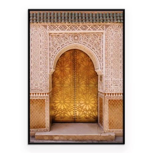 Poster Reich verzierter Eingang