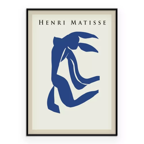 Poster Künstlerische Abstraktion Formen und Harmonie im Stil von Matisse