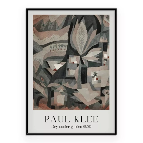 Poster Abstrakter Garten Reproduktion von Paul Klee