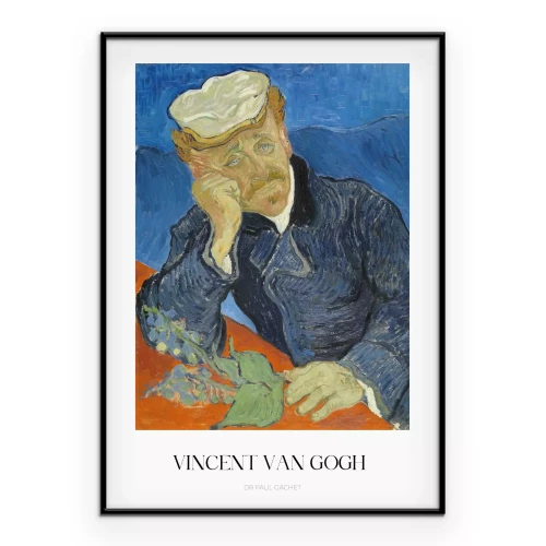 Poster Porträt des Dr. Gachet Kunst von Vincent van Gogh