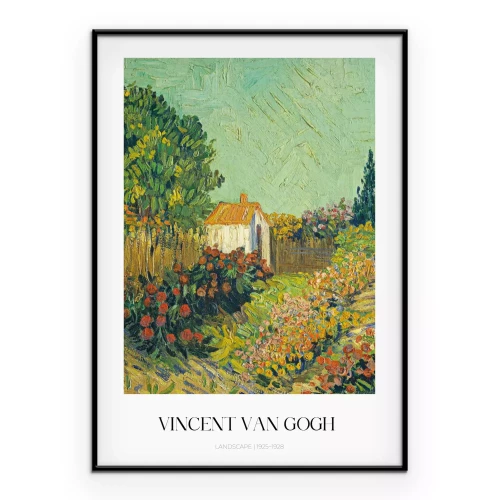 Poster Landschaft Vincent van Gogh