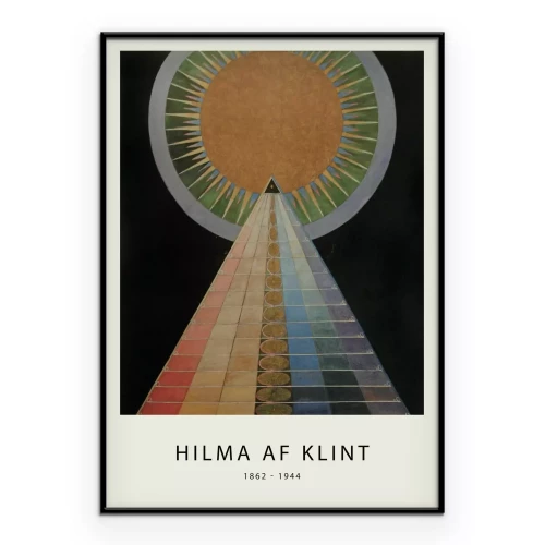 Poster Altar Hilma af Klint mystische Abstraktion