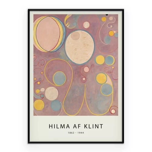 Poster Rosa Abstraktion Hilma af Klint Erwachsensein