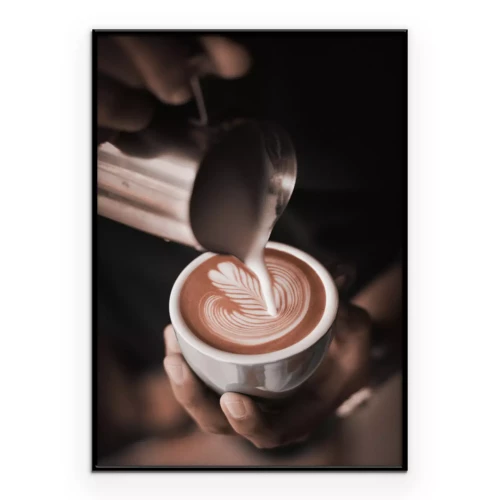 Poster Kaffeetasse Fotografie im Vintage-Stil