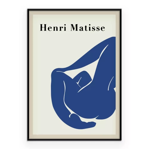 Poster Silhouette moderne Abstraktion im Stil von Matisse