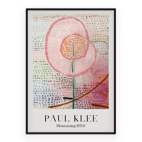 Poster Abstrakte Blume Paul Klee Reproduktion Blüte
