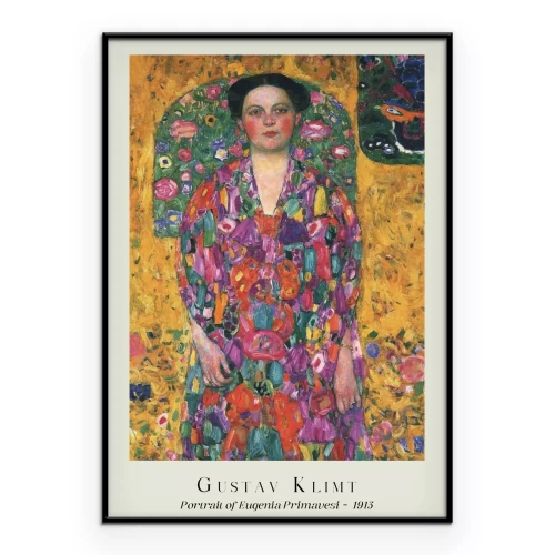 Poster Porträt von Eugenia Primavesi Reproduktion von Gustav Klimt
