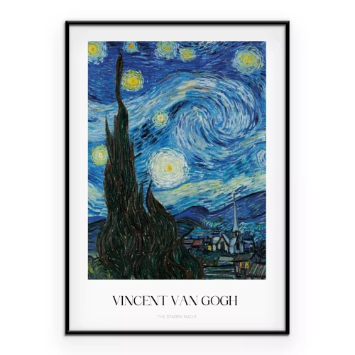 Poster Vincent van Gogh Sternennacht