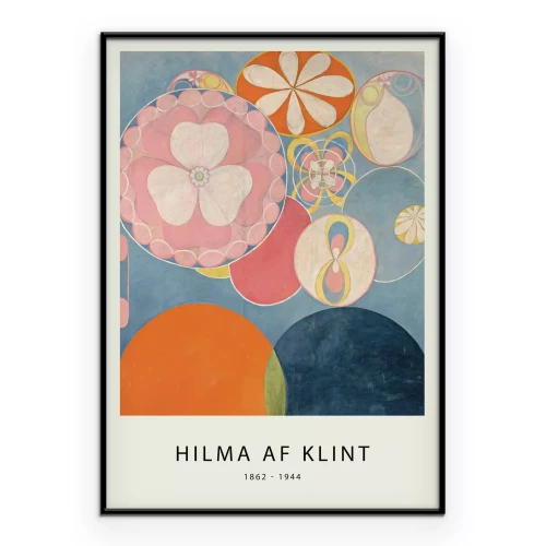 Poster Abstraktion Die Zehn Größten Hilma af Klint