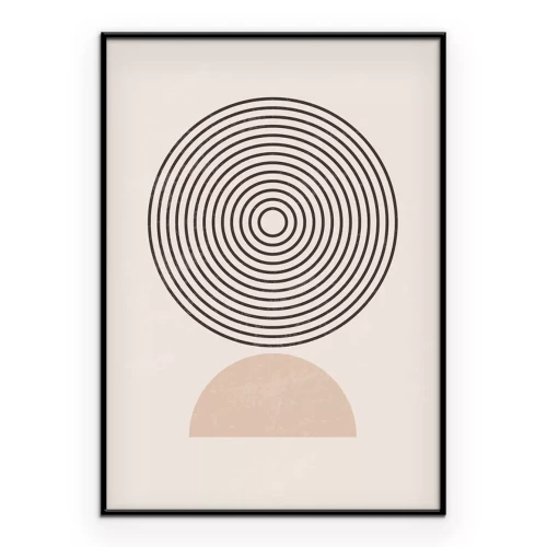 Poster Minimalistische geometrische Komposition