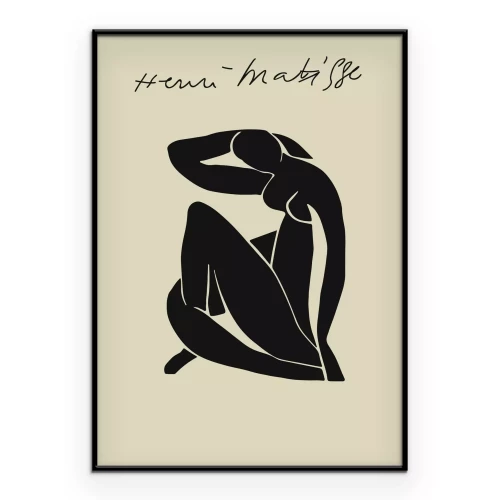 Poster Abstrakter Charakter im Stil der Matisse