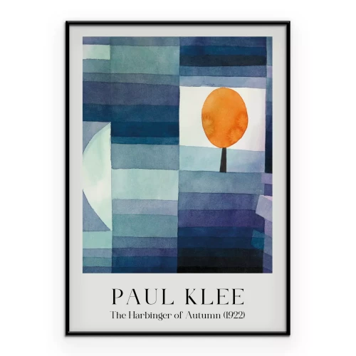 Poster Herold des Herbstes Reproduktion von Paul Klee