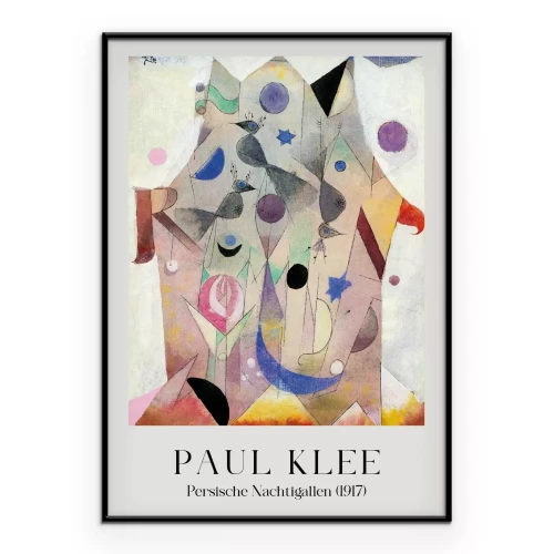 Poster Paul Klee Reproduktion Persische Nachtgalerien