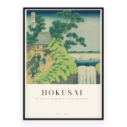 Poster Hokusai Aoigaoka-Wasserfälle in der Östlichen Hauptstadt