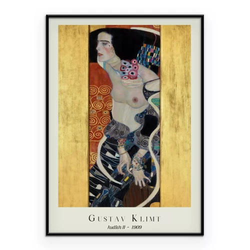 Poster Judith II Reproduktion von Gustav Klimt