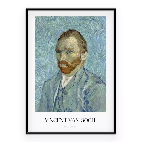 Poster Reproduktion Vincent van Gogh Selbstporträt