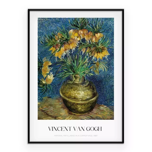Poster Vincent van Gogh Kaiserkrone in einer Kupfervase