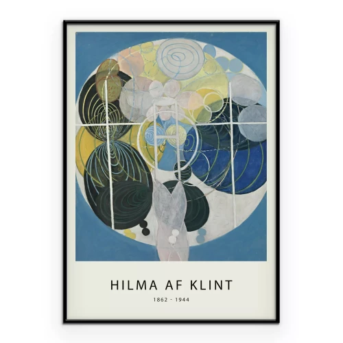 Poster Formen im Kreis Abstraktion Hilma af Klint