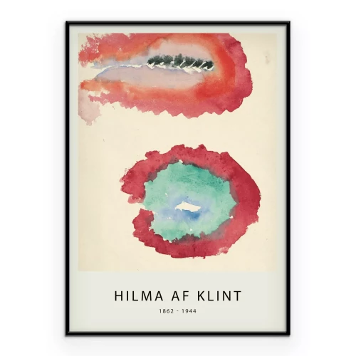 Poster Weizen und Wermut Abstraktion Hilma af Klint