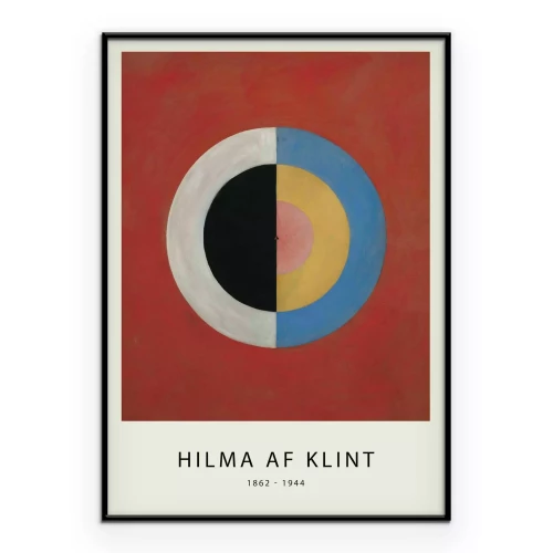 Poster Schwan Nr. 17 Abstraktion Hilma af Klint