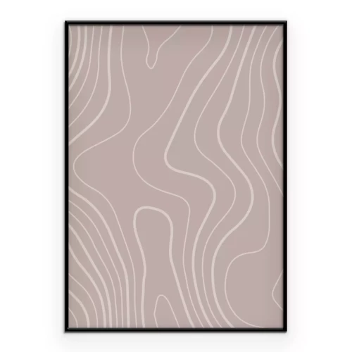 Poster Minimalistisches Muster geometrische Formen Linien