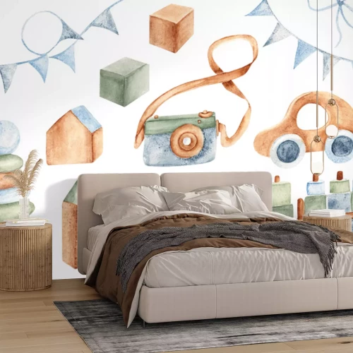 Sticker Boho-Spielzeug mit Aquarellfarben für Kinder