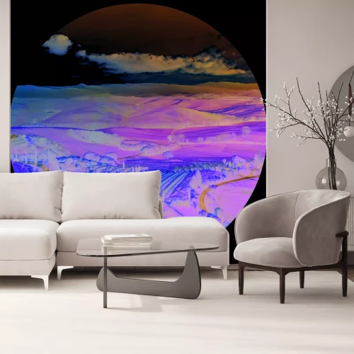 Sticker Sonnige Landschaft der Toskana, Italien