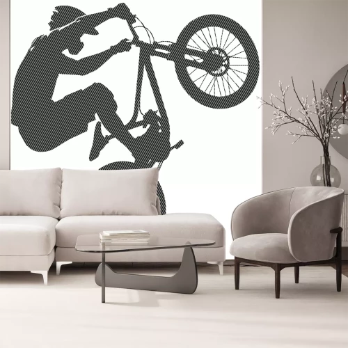 Sticker Wettkampf-BMX-Fahrer