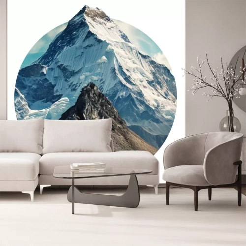 Sticker Blick auf den Gipfel des Mount Everest