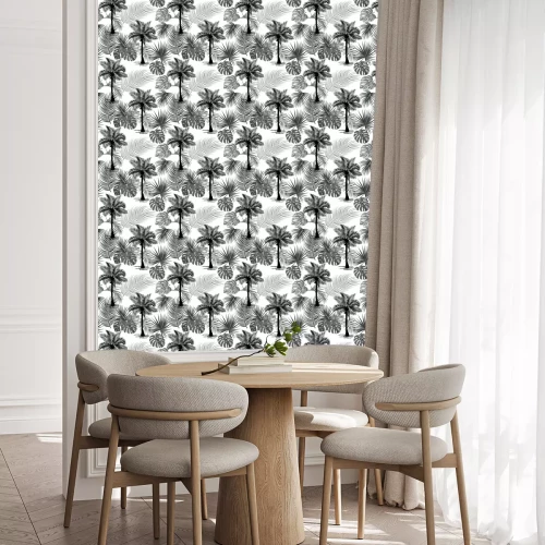 Tapete Tropisches Muster mit Palmen