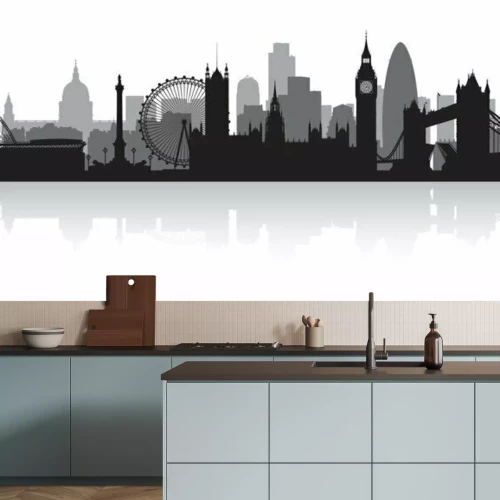 Sticker London Skyline Silhouette