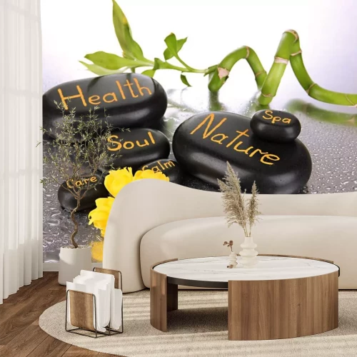 Sticker Spa Steine ​​hautnah