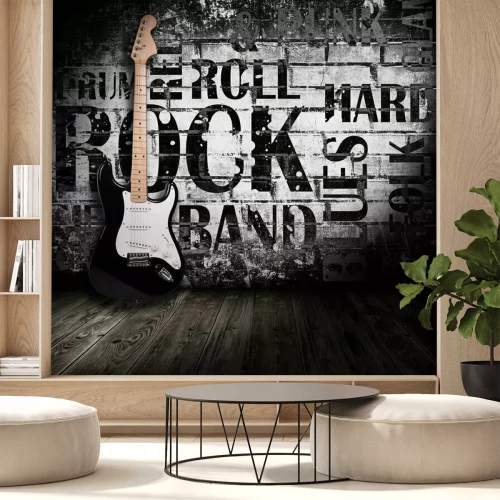 Fototapete Gitarre und Musikgenre-Namen