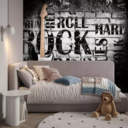 Fototapete Gitarre und Musikgenre-Namen