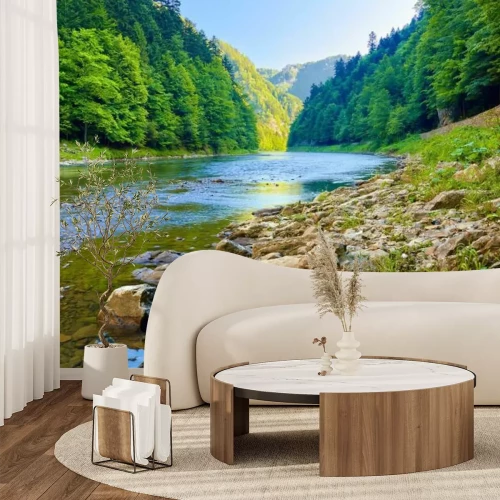 Fototapete Blick auf die Dunajec-Schlucht